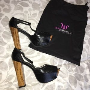 5 1/2.” Heels  by JustFab brand new